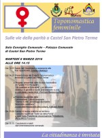 Sulle vie della parità a Castel San Pietro Terme